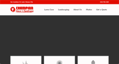 Desktop Screenshot of championlawnstl.com
