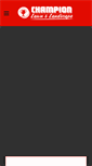 Mobile Screenshot of championlawnstl.com